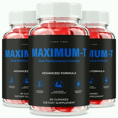 Maximum-T Gummies, MaximumT Performance Gummy for Men - 3 Pack