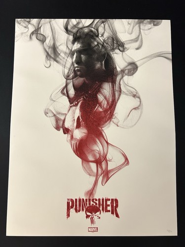 Punisher Poster by Greg Ruth Limited Edition Print Marvel Comics Frank Castle