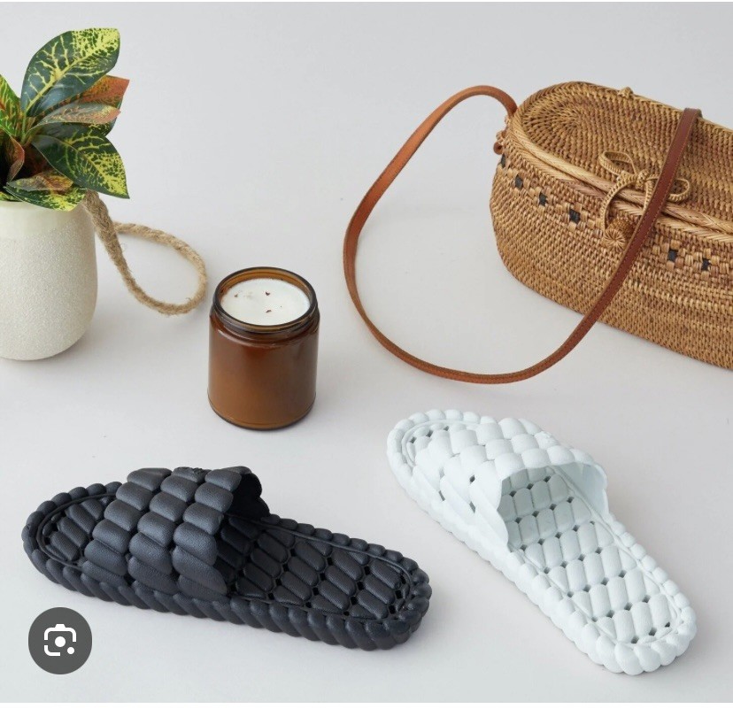 APL Pantofole relax Terrelique nere nuove senza scatola (veste come 7 8) 100% plastica riciclata