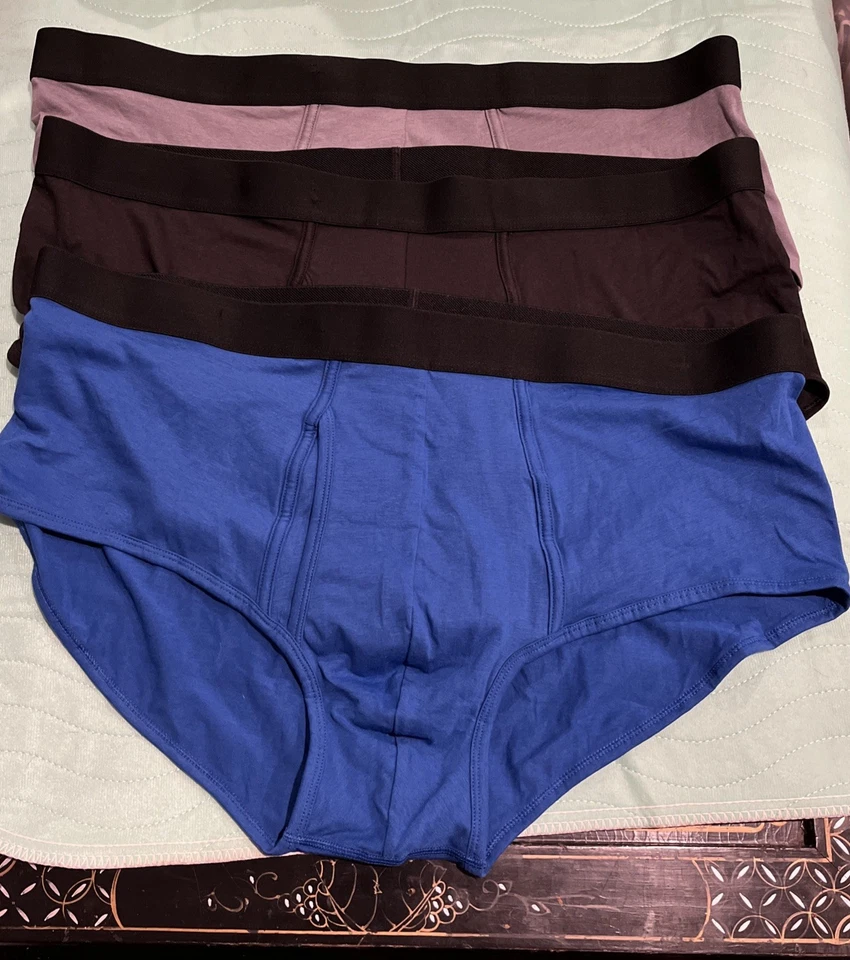 Paquete de 3 calzoncillos elásticos de algodón de rendimiento para hombre talla 3XL nuevos en paquete Athletic Works Foto 3 de 3