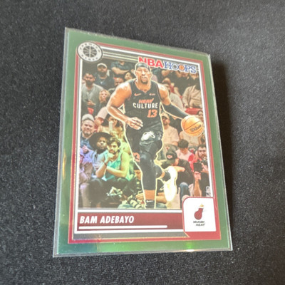 Panini 2023-24 NBA Hoops Premium Stock Bam Adebayo Heat #66 Green /75