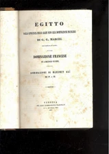 MARCEL-RYME-P. and H. EGYPT. FROM THE CONQUEST OF THE ARABS TO THE FRENCH. 1853