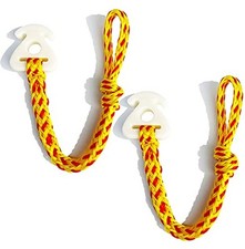 Conector de cuerda remolcable para tubos, amarillo, rojo, (Yellow&Red 2Pack)