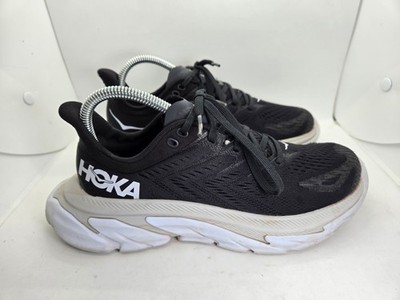 Hoka One One Clifton Edge Shoes Women's 7.5 Black Road Running Athletic Sneakers
