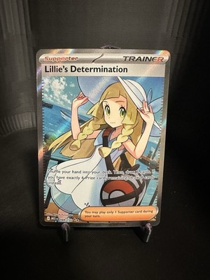 Pokemon TCG Lillie's Determination Full Art 169/132 Mega Evolution