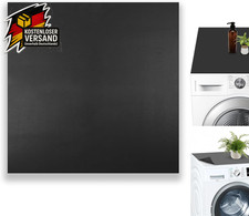Waschmaschinenabdeckung 60x60cm weich zuschneidbar rutschfest universal schwarz