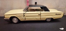 Vintage Rare Wind up tin METAL car 62 63 61 Ford Thunderbird