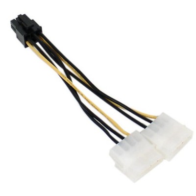 Akasa Dual 4Pin auf 6Pin PCIe Adapter