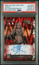 2025 Topps Chrome WWE Cactus Jack x WrestleMania Giulia Autograph Red 1 /5 - OBO