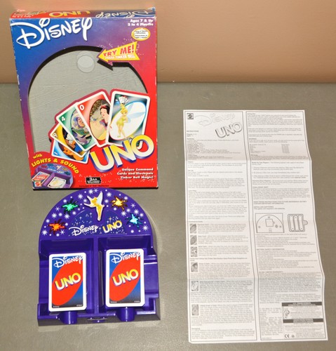 UNO Disney with lights and sound - Mattel 2002 - COMPLETE