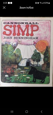 CANNONBALL SIMP BY JOHN BURNINGHAM VINTAGE 1966 WEEKLY READER HARDCOVER BOOK HC