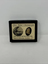 Dug Fired Civil War Artifact from Chattanooga Tennessee w/Glass Top Display Case