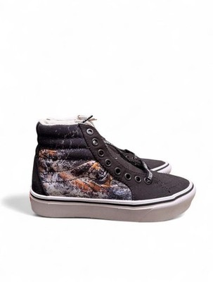 Vans Sk8 Hi Comfycush Discovery Channel Project Cats Tigers Mens 3.5 Women s 5