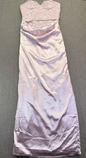 Soft Pink Corset Dress Adjustable Ribbon lace-up Size 4 Prom Gown