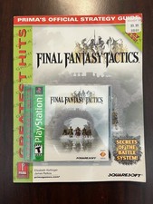 Final Fantasy Tactics PS1 Complete w/ Prima Strategy Guide Tested And Working