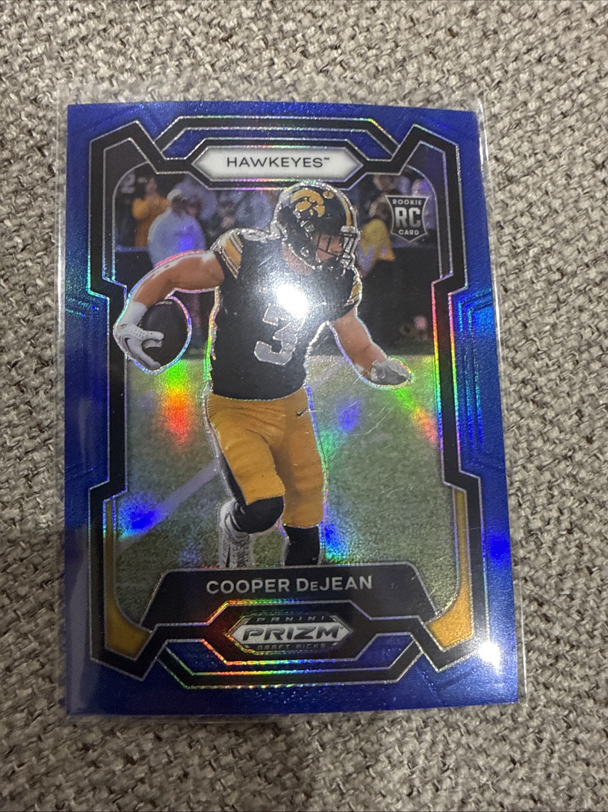 2024 Panini Prizm Draft Picks - Cooper DeJean #113 Blue Prizm /199 (RC)