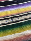 Antique Mexican Saltillo Serape Blanket Rug Southwestern wool dazzler silk — photo 4
