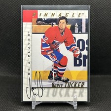 1997-98 Pinnacle Darcy Tucker Be A Player Autograph Card #119