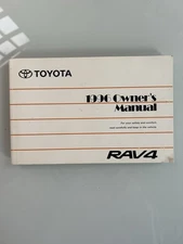 1996 Toyota Rav4 Owners Manual User Guide Reference Operator Book