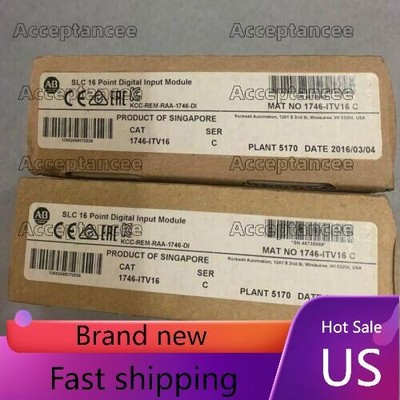 New Factory Sealed AB 1746-ITV16 SER C SLC 16 POINT DIGITAL INPUT MODULE