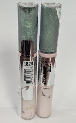 LOT OF 2 - HARD CANDY GLITTERATZI EYESHADOW DUO - #1823 MINT ON THE MOON