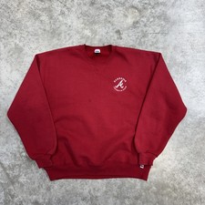Vintage Alabama Crimson Tide Sweatshirt Mens XL Red NCAA Russell Athletic 90s