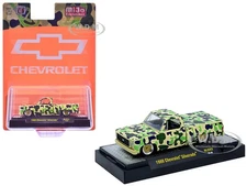 1980 CHEVROLET SILVERADO PICKUP CAMOUFLAGE 1/64 DIECAST CAR BY M2 31500-MJS93