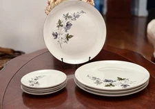 VTG Triumph Moselle Homer Laughlin , Set Of 4, Dinner And Salad Plates, 10/5”