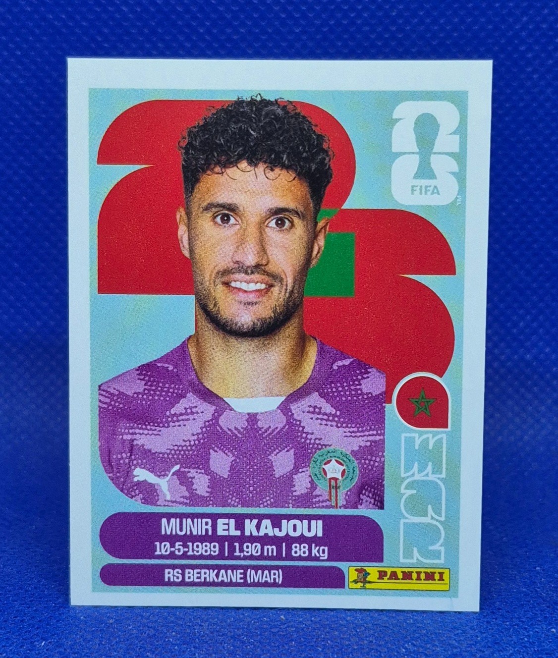 2026 Panini FIFA World Cup Sticker Munir El Kajoui #MAR 3 - Morocco