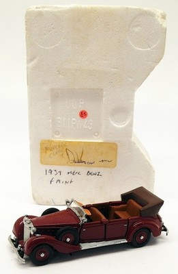 Franklin Mint Maßstab 1:43 B11PW43 - 1939 Mercedes Benz - weinrot