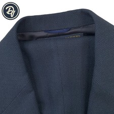 VTG 42 S Brooks Brothers " Madison Fit " Navy Blue Pin Dot Wool Suit Made USA