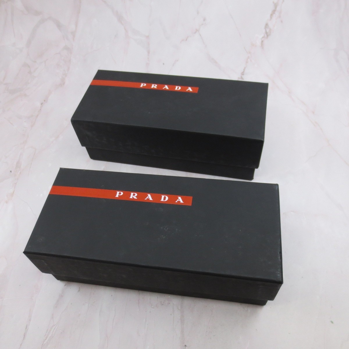 【美品】PRADA LINEA ROSSA サングラス（ケース・付属品完備） Prada Sport Linea Rossa Black Eyeglass Case with Box and Cleaning