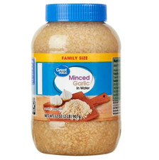 Great Value Minced Garlic in Water, 32 oz Free Shipping