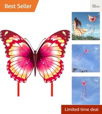 Butterfly Kite for Kids  Adults Easy to Fly, Large Single Line Kites with 30...