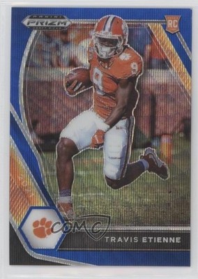 2021 Panini Prizm Draft Picks Blue Wave /249 Travis Etienne #107 Rookie RC 0c6