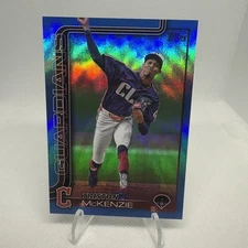 2025 Topps Series 2 Triston McKenzie #645 Rainbow Foil /150 
