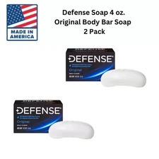 Defense Soap 4 oz. Original Body Bar Soap - 2 Pack antifungal athlete's foot