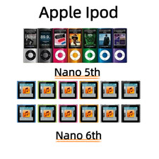 ✨ Apple iPod Nano 5th & 6th Gen 🎵 8GB 16GB, New Battery, Free Shipping