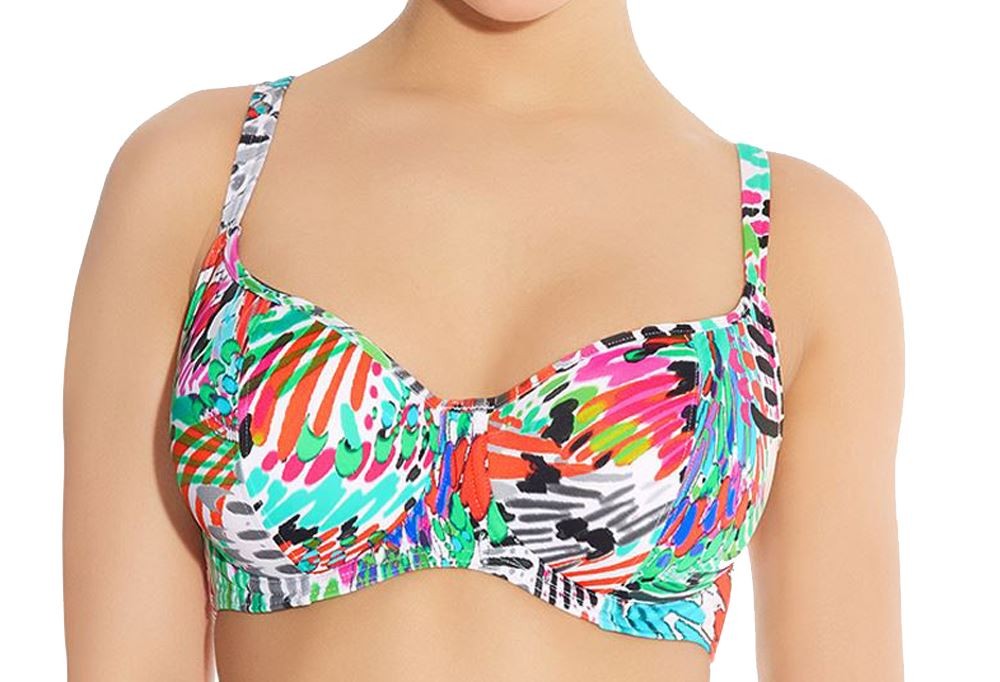 Freya Mardi Gras AS3781 Underwired Padded Sweetheart Bikini Top (CAV) 30D