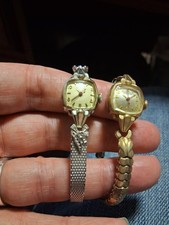 Ladies Vintage BULOVA Watch,10K RGP,Lot of TWO, AS IS !!!