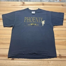 Vintage 90s Phoenix Arizona Desert Cactus Bird Scorpion Souvenir T-Shirt - Large