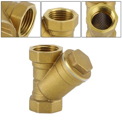 1/2'' Female NPT Brass Y Strainer For Fire Alarm Lines and Plumbing