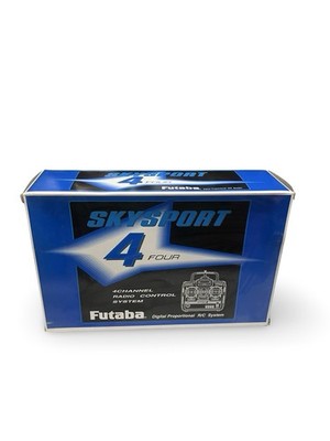 Vintage Futaba Skysport 4 Channel Radio Control RC (4VF- FM) READ