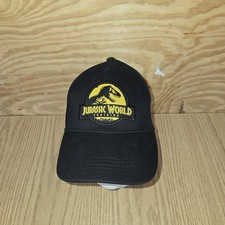 Jurassic Park Theme Park Black Strapback Adjustable Move Logo Trucker Hat Cap