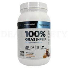 Transparent Labs Grass-Fed Whey Protein Isolate Chocolate Peanut Butter 30 Svgs