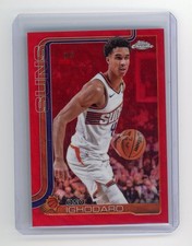 2025 Topps Chrome Basketball OSO IGHODARO Red Wave Refractor #d 2/5