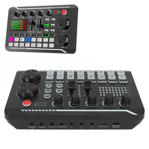 Carte Son En Direct Réduction De Bruit Voice Changer Sound Mixer - Afbeelding 4 van 12