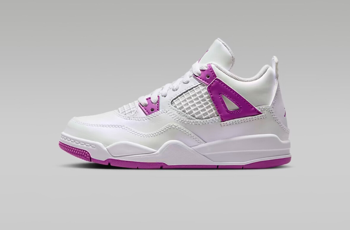 NIKE Air Jordan 4 Retro 'Hyper Violet' Toddler and Preschool SIZES SHIP ...