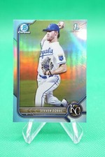 2022 Bowman Draft Base Chrome Sky Blue #BDC-101 Steven Zobac LPN