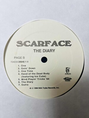 Scarface / The Diary 1994 US Original LP Rap A Lot Records